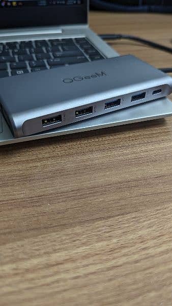 QGeeM USB C Hub,12-in-1 USB C 4k 1