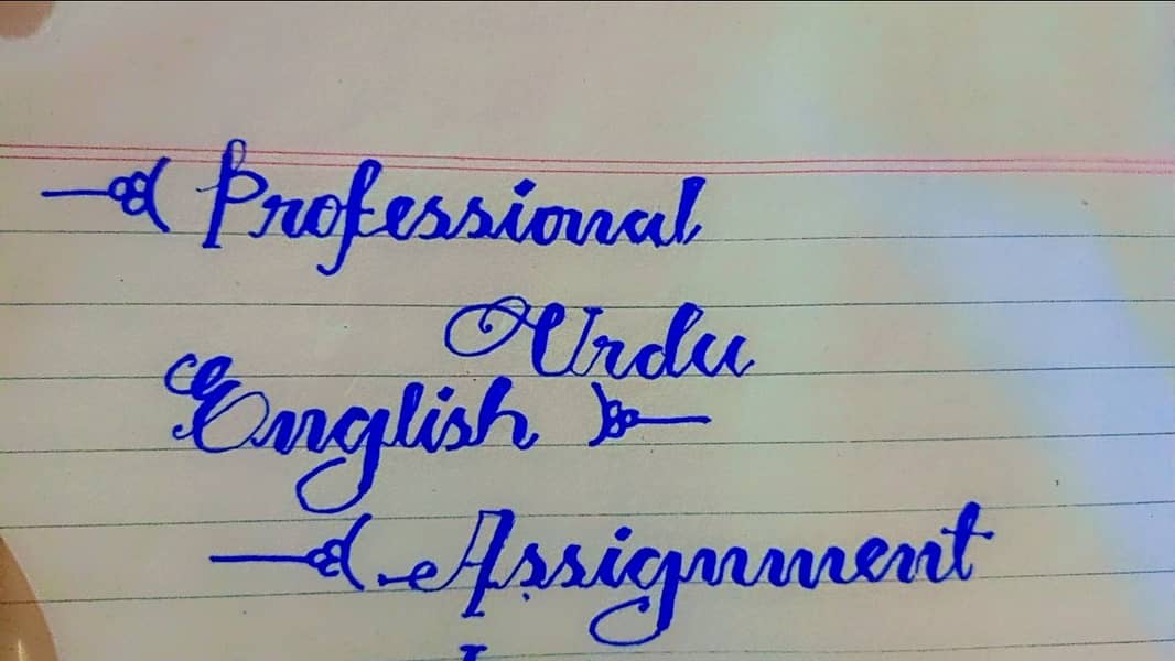 Professional Urdu English assignment work in low cost 1