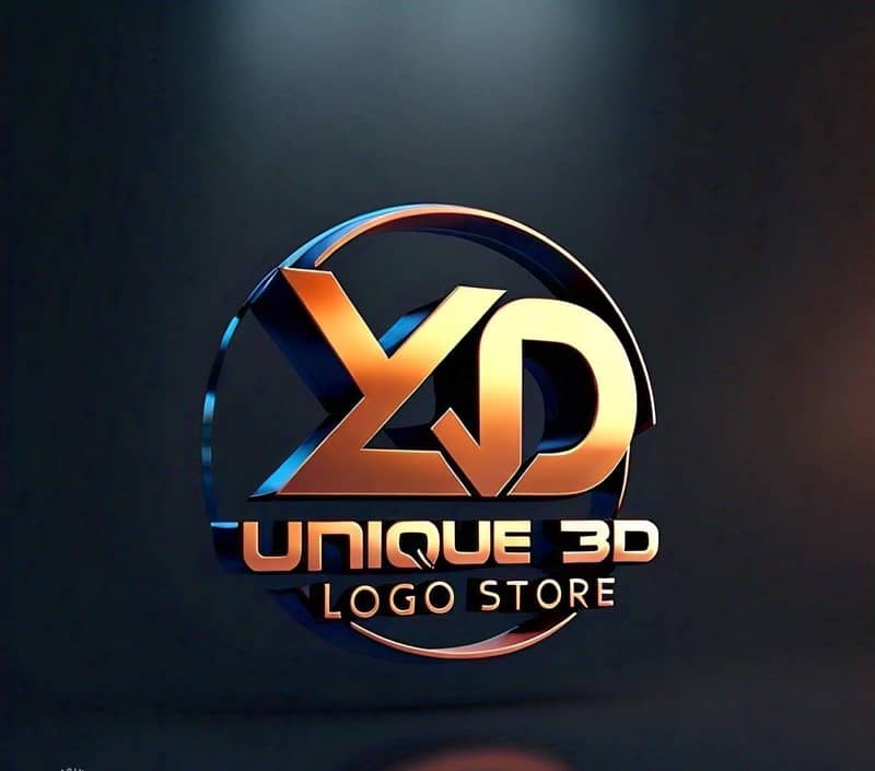 Unique 3D logo store 6