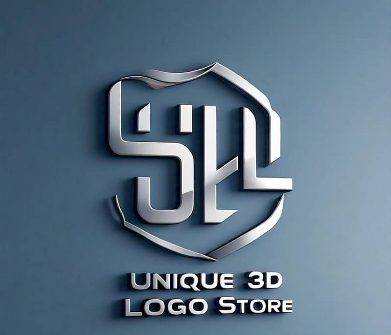 Unique 3D logo store 12