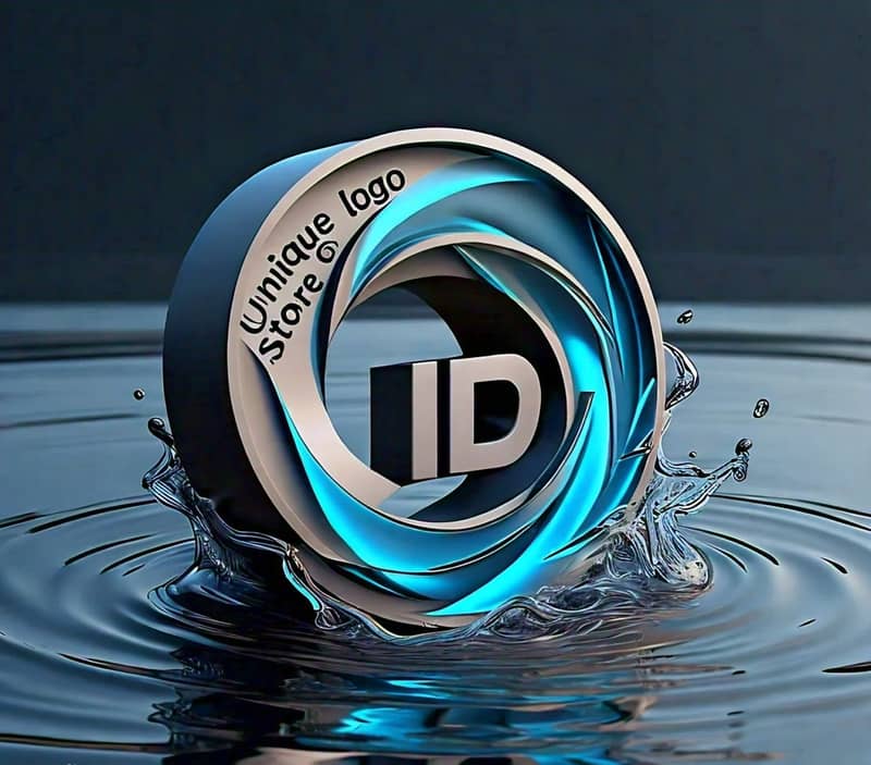 Unique 3D logo store 14