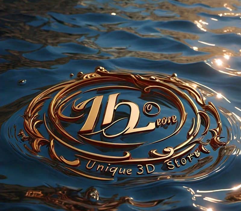 Unique 3D logo store 17