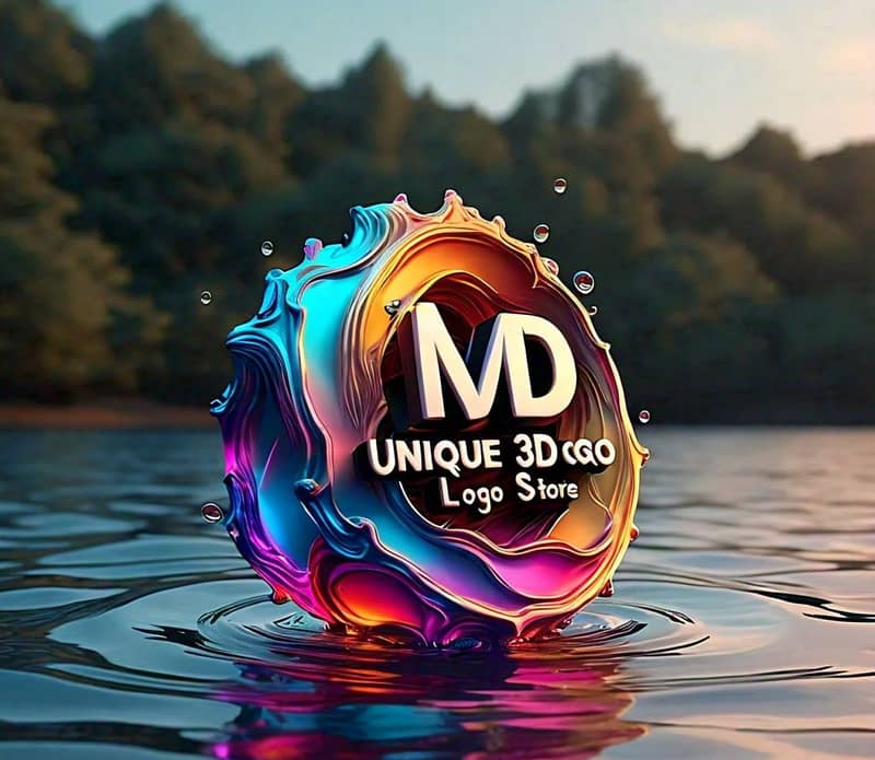 Unique 3D logo store 19