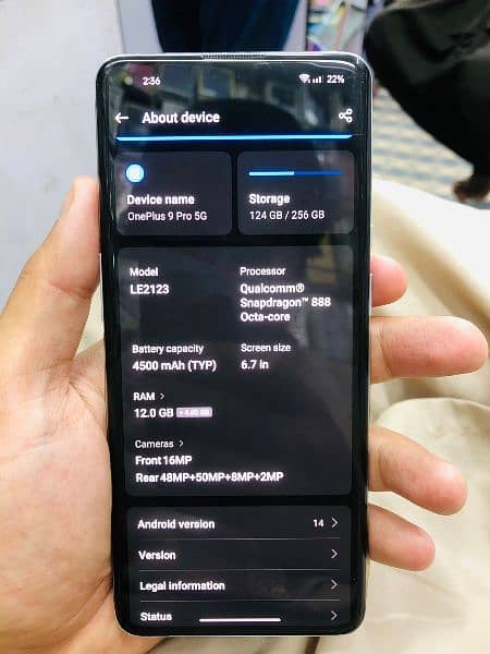 OnePlus 9 pro 12/256 Global dual 6