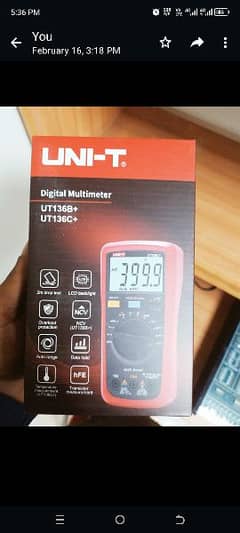 Unit-T Digital Multimeter UT 136B+/136C+