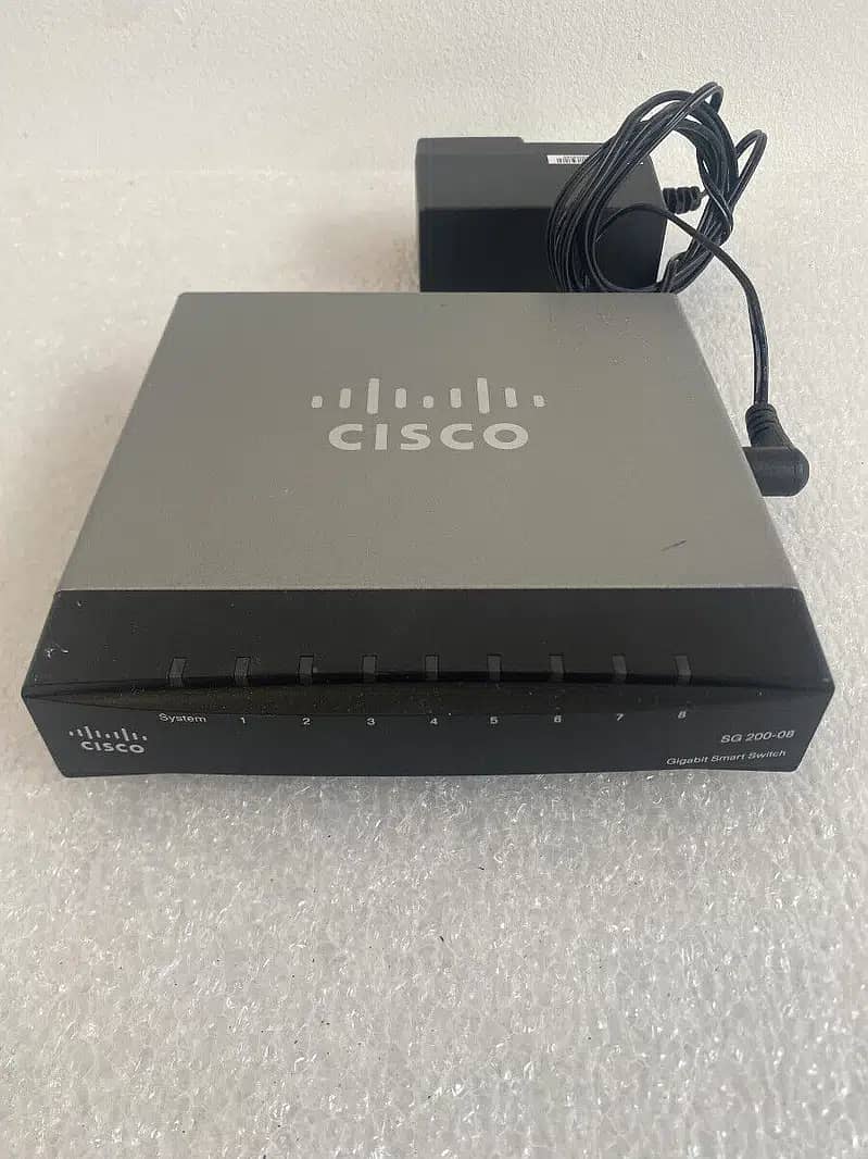 Cisco / SG200 / 08 8 port / Gigabit Smart Switch / Branded used 1