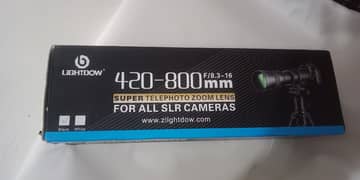 lightdow 420-800mm zoom telephoto lens