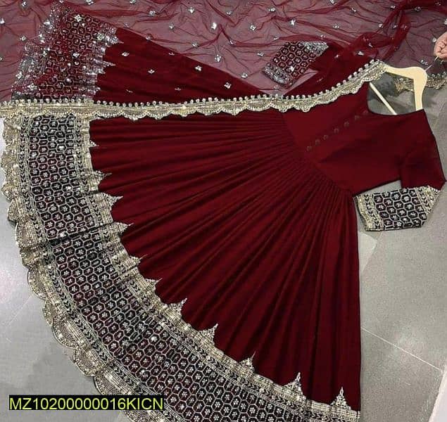 shamoz silk women dress with chiffon dupatta 2