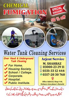 water tank cleaning/Roof Leakage services/FUMIGATION SERVICES