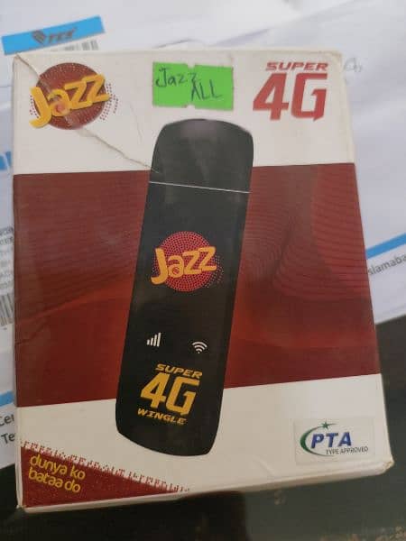 JAZZ 4G Internet Device (Dongle) 0