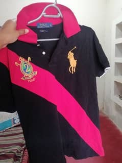 brand new shirt polo ki shirt red and black colr