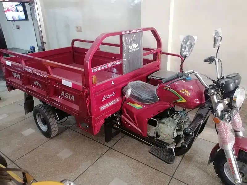 New asia 100cc loader rickshaw with power gear 2