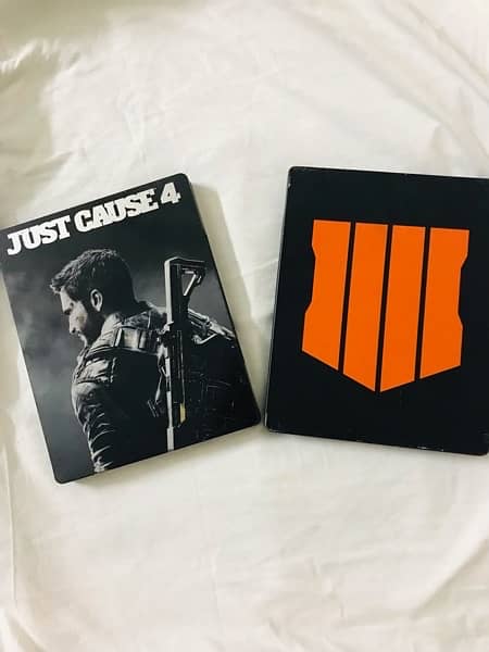 PACK OF 2 CD JUST CAUSE 4 AND COD BLACK OPS WORKS ON PS 5 AS WELL 1