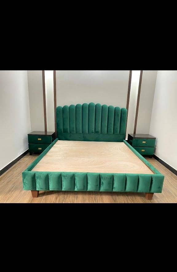 Poshish bed/double bed/bed set/side table/dressing table 1