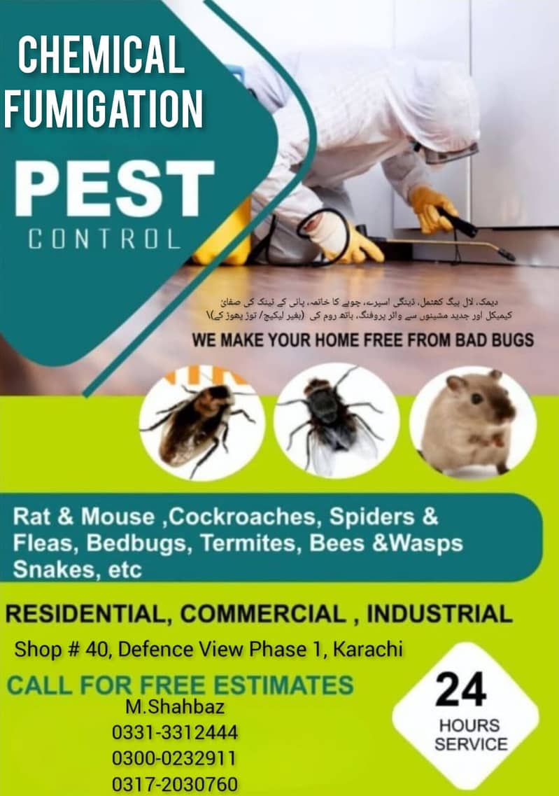 Pest control/ Termite Control/Termite spray/Fumigation Spray 0