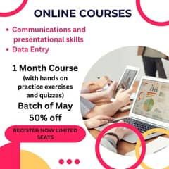 1 Month Complete Online Courses with appreciation letters