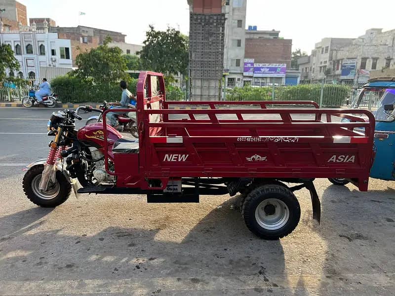 New asia 150 double tyre loader rickshaw 3