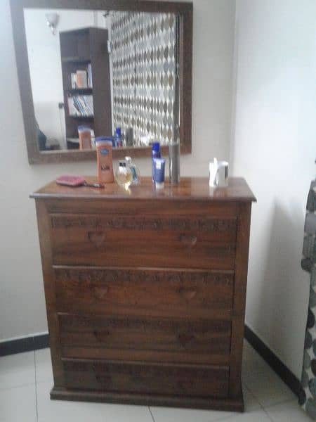 Dresser with Mirror walnut akhrot wood 2