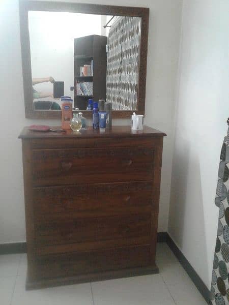 Dresser with Mirror walnut akhrot wood 3