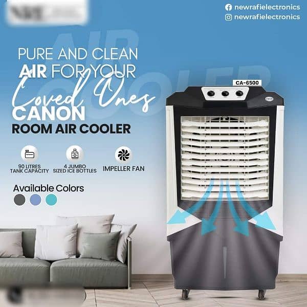 ELECTRIC AIR ROOM COOLER  AC DC FAN ICE BOX WATER TANK  03114083583 0