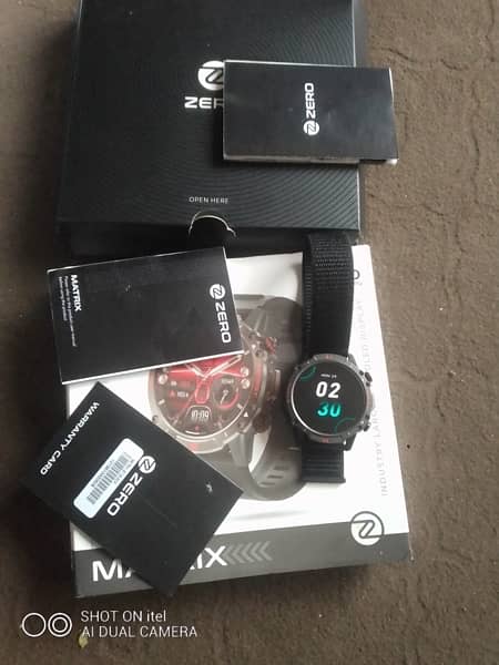 zero smart watch for mobile argent sell new condition 3