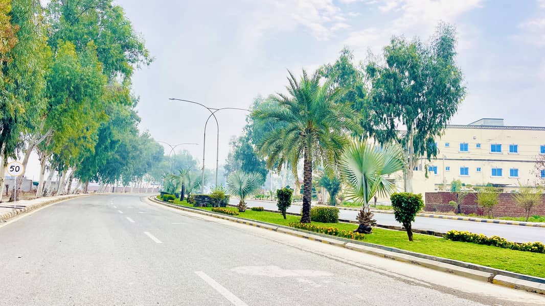 1 Kanal Corner Plus facing park LDA Approved Plot available for sale in Shaheen block chinar bagh 2