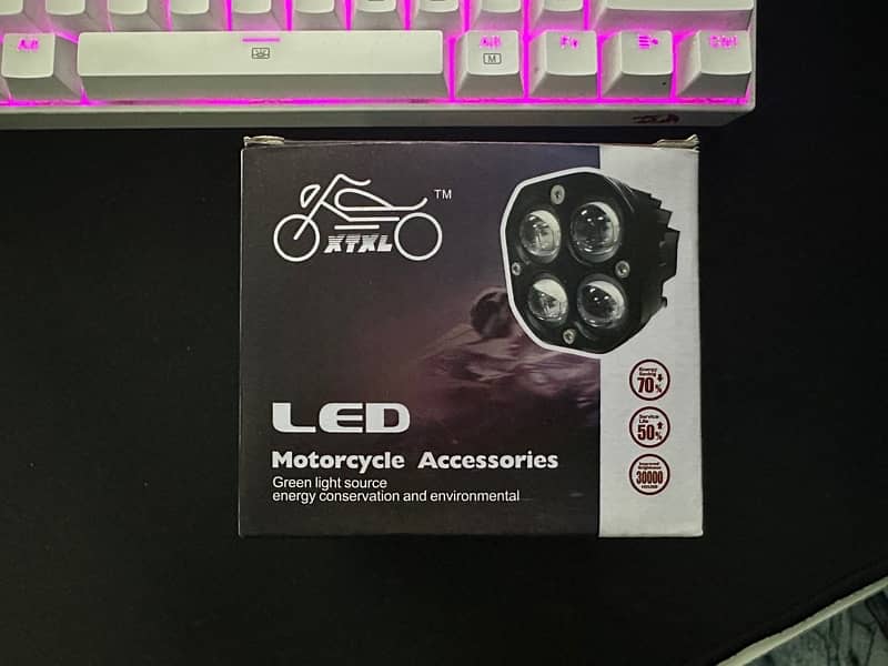 XRXL MOTORCYCLE OR CAR 2x LED LIGHTS NEW STOCK AVAILALBE 4