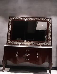 mirror size 6 by 4 solid wood by heaven furniture