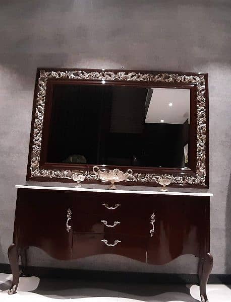 mirror size 6 by 4 solid wood by heaven furniture 0
