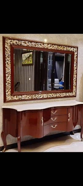 mirror size 6 by 4 solid wood by heaven furniture 2