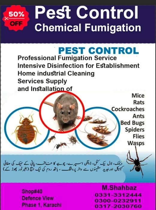 Termite Control / Pest control / fumigation service & spray 0