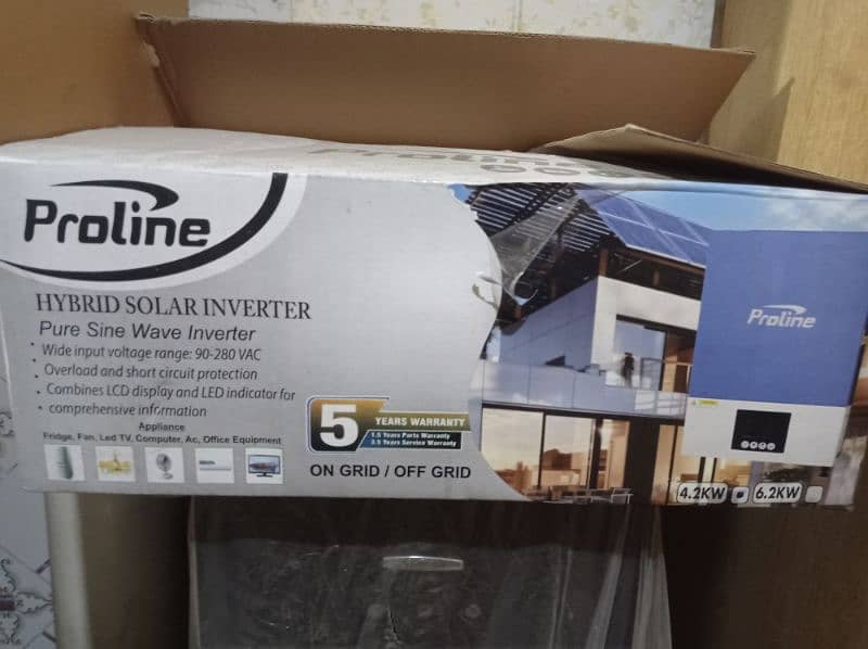 proline solar inverter 4.2kw new condition only two months use 1