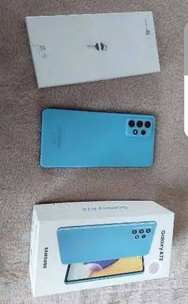Samsung A72 PTA approved compete box urgently sale 1