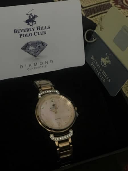 BEVERLY HILLS POLO CLUB Women's Rose Gold Dial Watch - BP3268X. 410 1