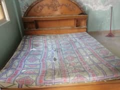 king size doubke bed with metres