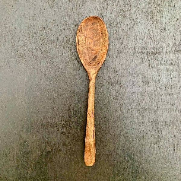 wooden eating spoon 0