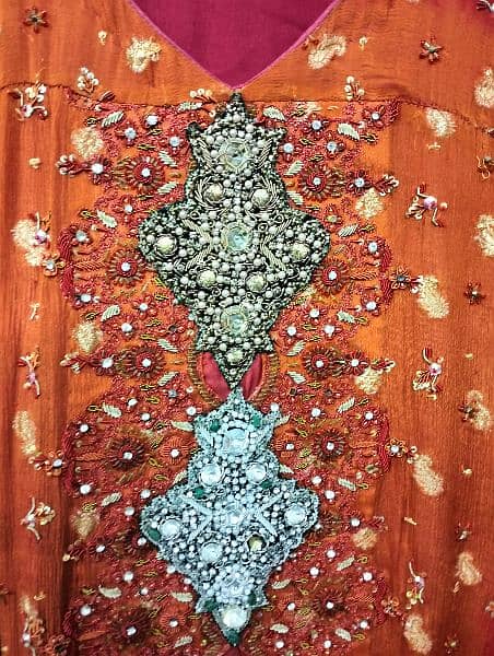 Gharara, heavy embroidered shirt with dupatta 1