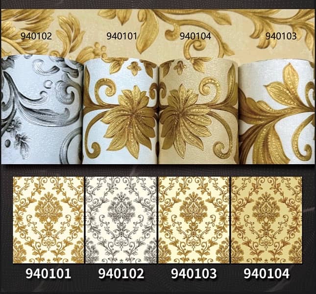 IMPORTED 3D-FLORAL WALLPAPER/Geomtrical/for office and home in Karachi 4