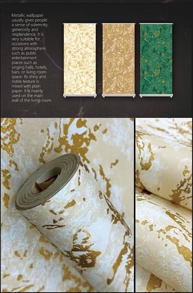 IMPORTED 3D-FLORAL WALLPAPER/Geomtrical/for office and home in Karachi 5