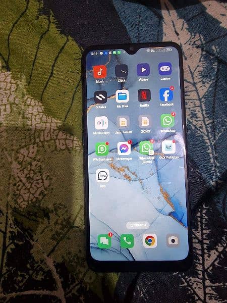 Oppo reno 3 8 128gb 10by9 official PTA exchange vivo ya infix sath krn 0