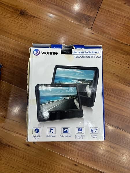 WONNIE 10.5" Two DVD Players Dual Screen for Car 6