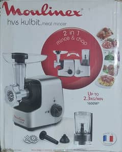 moulinex 2 in 1 meat mincer and chopper