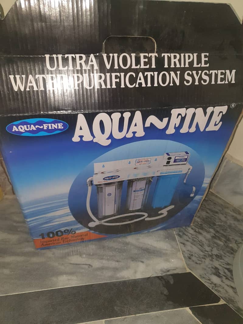 Aqua fine water filter 0