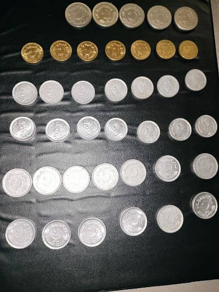 Old coins of Pakistan year Wise collection. 19