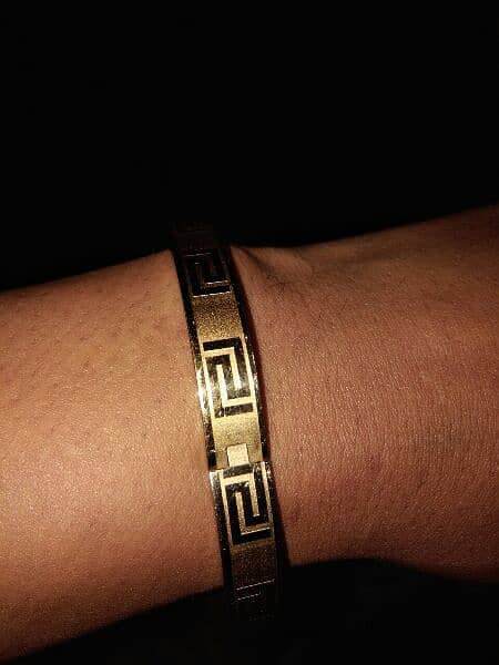 24k gold plated bracelet unisex 1