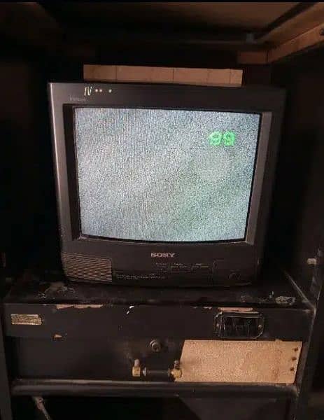 Sony Tv with trolly 0