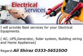 Electrician Electrical services providing