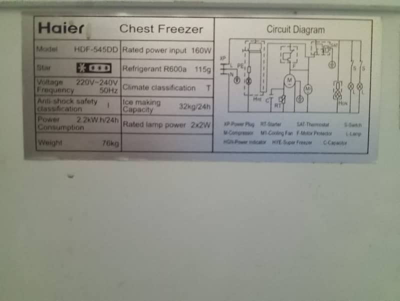 Hair D Freezer For Sale 1