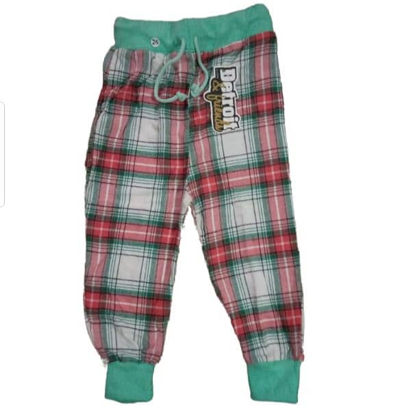 Girls woven y/d Check Trouser 1