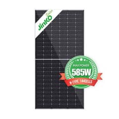 Jinko N-type 585W Monofacial and Bifacial panels